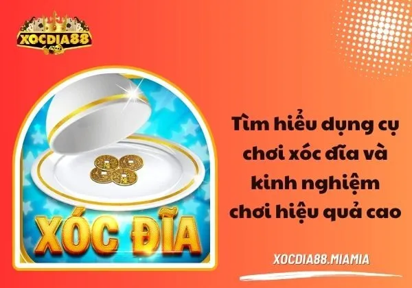dụng cụ chơi xóc đĩa